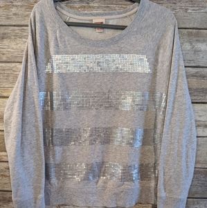 Sequin embellished  mossimo sweat shirt